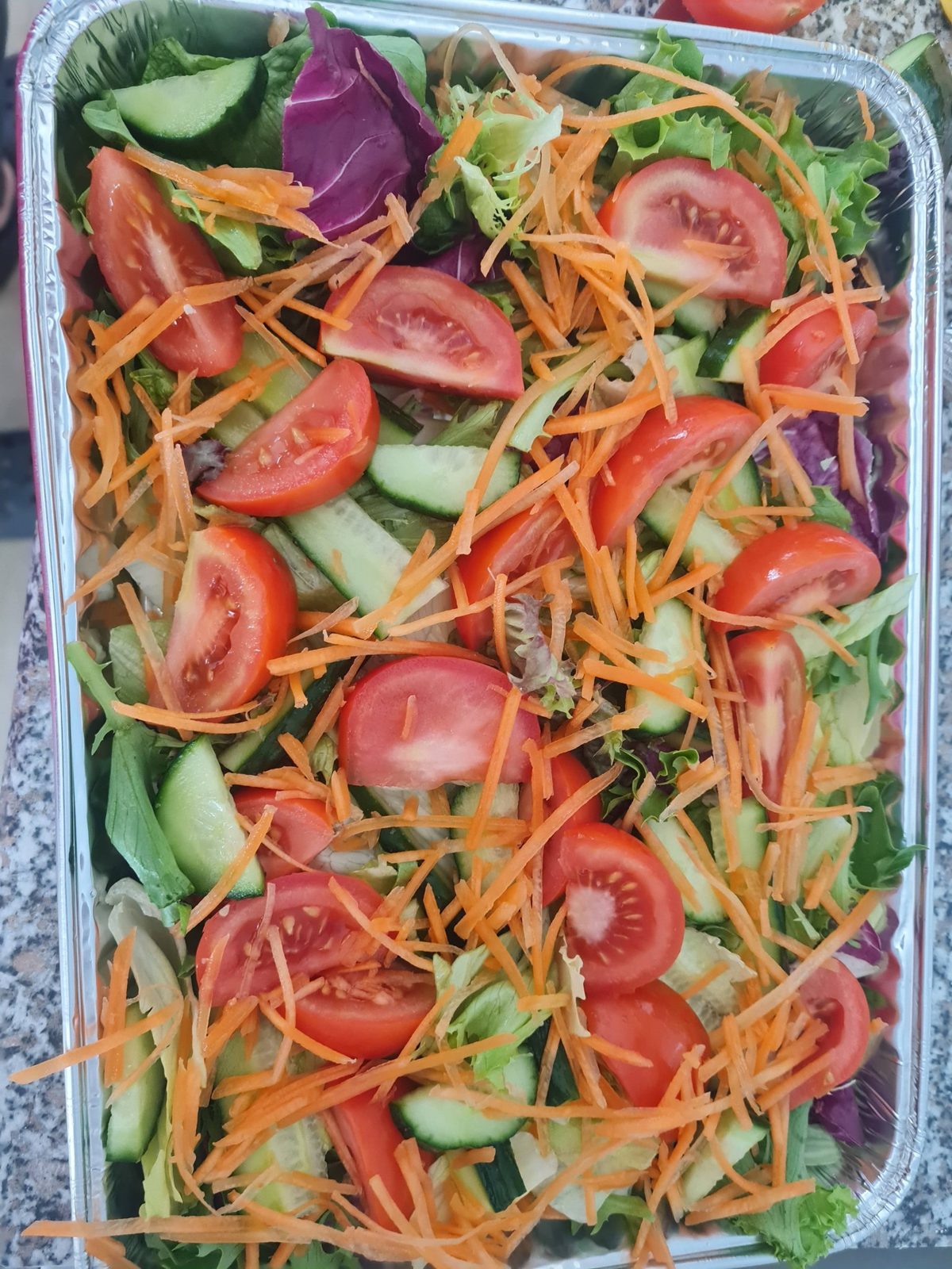 Fresh salad tray