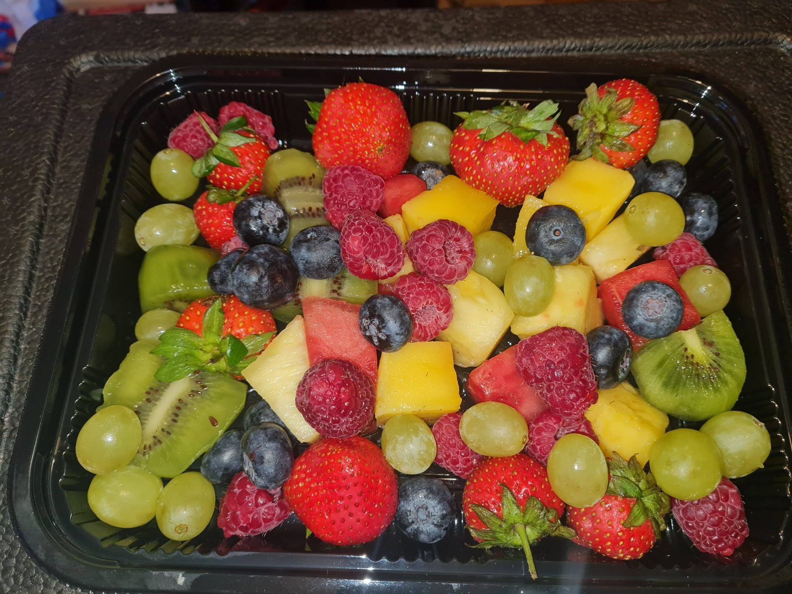 Fresh fruit platter