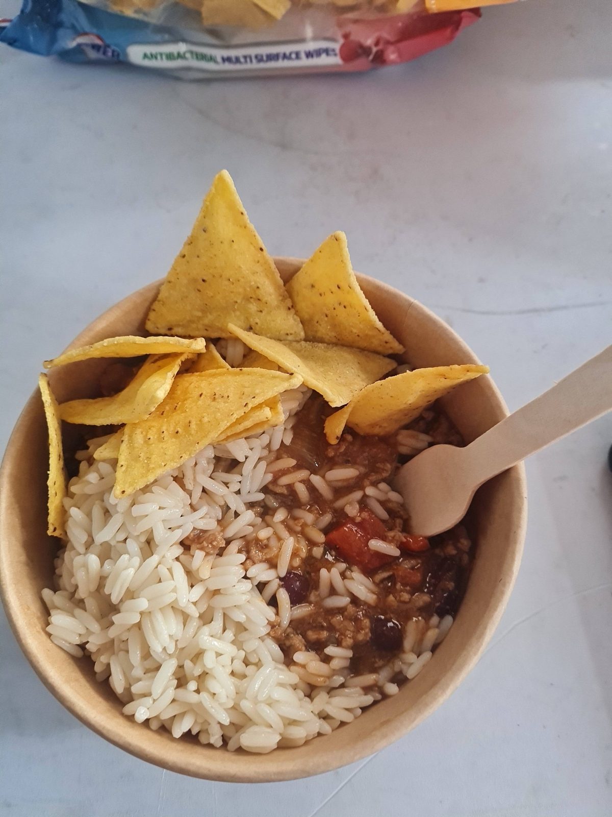 Rice and chilli bowl